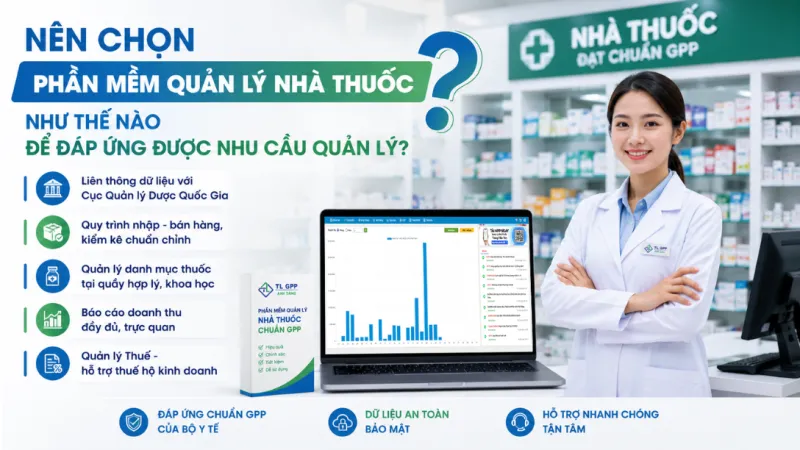 Nên chọn phần mềm quản lý nhà thuốc như thế nào?