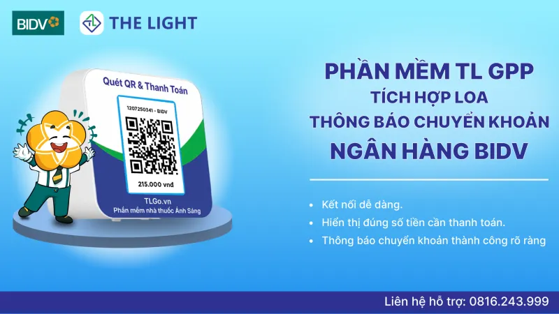 The Light Hợp Tác Cùng BIDV Ra Mắt Loa Thông Báo Chuyển Khoản – Tối Ưu Giao Dịch, Kết Nối Phần Mềm Bán Hàng